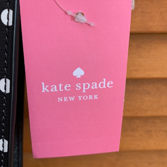 Kate Spade Bag, NWT, Minnie Crossbody, Disney x, Black with White Dots - Picture 8 of 13